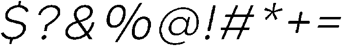 Painite Light Italic otf (300) Font OTHER CHARS