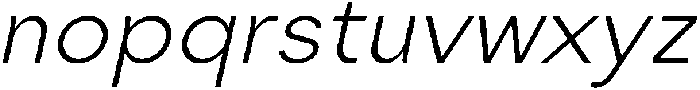 Painite Light Italic otf (300) Font LOWERCASE