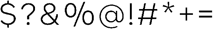 Painite Light otf (300) Font OTHER CHARS