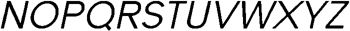 Painite Regular Italic otf (400) Font UPPERCASE