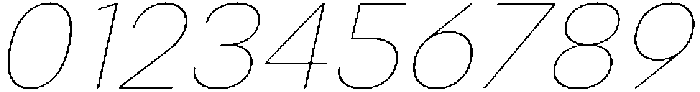 Painite Thin Italic otf (100) Font OTHER CHARS
