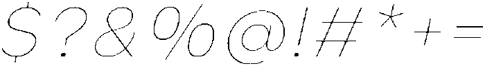 Painite Thin Italic otf (100) Font OTHER CHARS