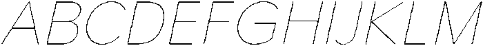 Painite Thin Italic otf (100) Font UPPERCASE