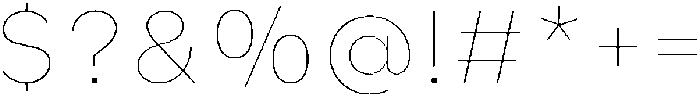 Painite Thin otf (100) Font OTHER CHARS