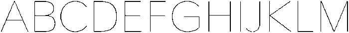 Painite Thin otf (100) Font UPPERCASE