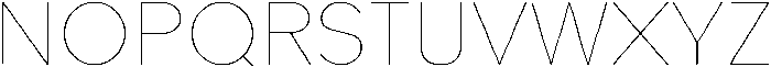 Painite Thin otf (100) Font UPPERCASE