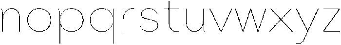 Painite Thin otf (100) Font LOWERCASE