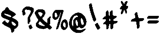 Paint Drips Regular otf (400) Font OTHER CHARS