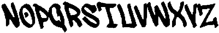 Paint Drips Regular otf (400) Font LOWERCASE