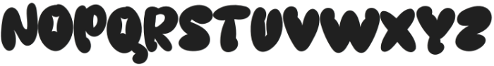 Paint otf (400) Font LOWERCASE