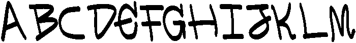 Paintbrush Regular otf (400) Font UPPERCASE