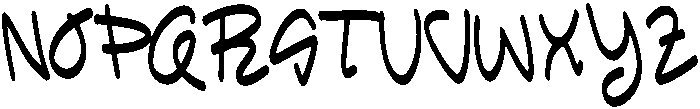 Paintbrush Regular otf (400) Font UPPERCASE