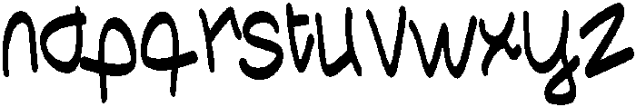 Paintbrush Regular otf (400) Font LOWERCASE