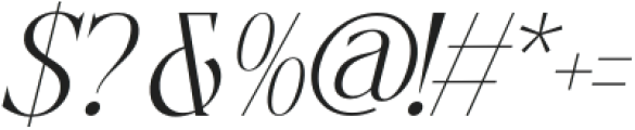 Painting Elegance Italic otf (400) Font OTHER CHARS