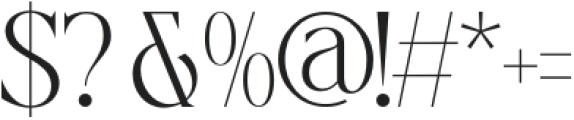 Painting Elegance otf (400) Font OTHER CHARS