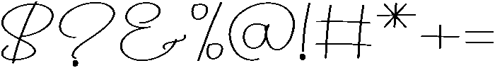 Painting Regular otf (400) Font OTHER CHARS