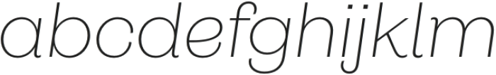 Pais Alt ExtraLight It otf (200) Font LOWERCASE