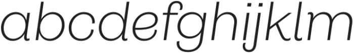 Pais Alt Light It otf (300) Font LOWERCASE