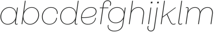 Pais Alt Thin It otf (100) Font LOWERCASE