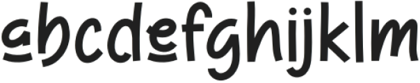 PakReboRegular otf (400) Font LOWERCASE