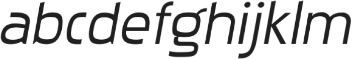 Pakenham Expanded Italic otf (400) Font LOWERCASE