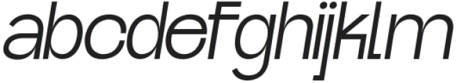 Paketa Italic otf (400) Font LOWERCASE