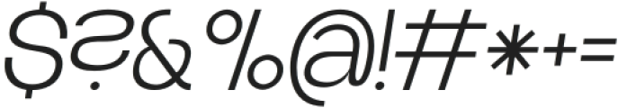 Paketa Light Italic otf (300) Font OTHER CHARS