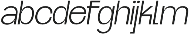 Paketa Light Italic otf (300) Font LOWERCASE