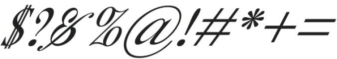 Palace Italic otf (400) Font OTHER CHARS