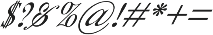 Palace Italic ttf (400) Font OTHER CHARS