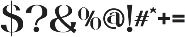 Palagio-Bold otf (700) Font OTHER CHARS