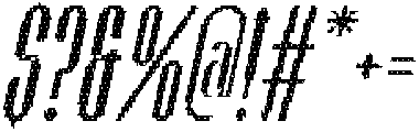 Palaside Disco Italic otf (400) Font OTHER CHARS