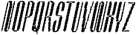 Palaside Disco Italic otf (400) Font UPPERCASE