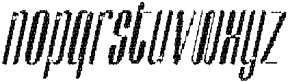 Palaside Disco Italic otf (400) Font LOWERCASE