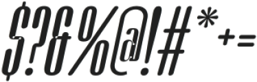 Palaside Italic otf (400) Font OTHER CHARS