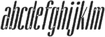 PalasideRough-Italic otf (400) Font LOWERCASE