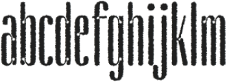 PalasideRough-Regular otf (400) Font LOWERCASE