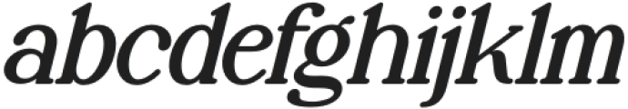 Palenk Radney Italic otf (400) Font LOWERCASE