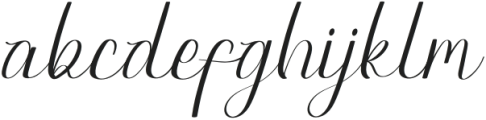Paletta Italic otf (400) Font LOWERCASE