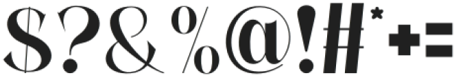 Pallmer Vallerin Regular otf (400) Font OTHER CHARS