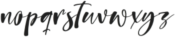Palm Bliss Italic otf (400) Font LOWERCASE
