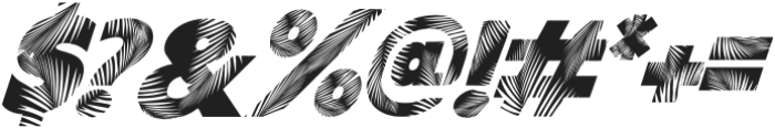 Palm Leaf Italic otf (400) Font OTHER CHARS
