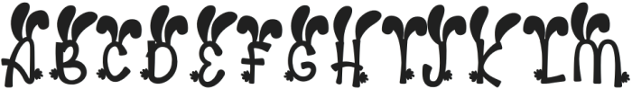 Palm Sunday Bunny otf (400) Font UPPERCASE