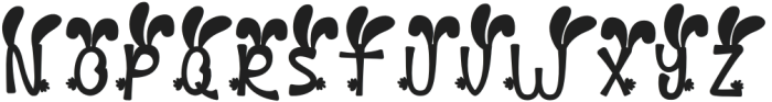 Palm Sunday Bunny otf (400) Font UPPERCASE