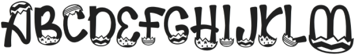 Palm Sunday Egg Crack otf (400) Font UPPERCASE