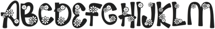 Palm Sunday Flower otf (400) Font UPPERCASE