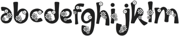 Palm Sunday Flower otf (400) Font LOWERCASE