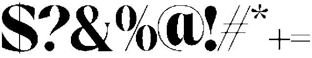 Palm Vintage otf (400) Font OTHER CHARS