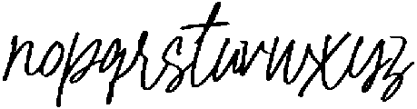 Palmaera Regular otf (400) Font LOWERCASE