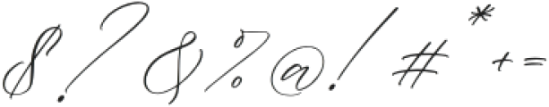 Palmer Corella Italic otf (400) Font OTHER CHARS